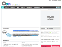 Tablet Screenshot of oon.com.br